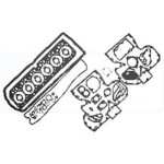 ZESTAW USZCZELEK SILNIKA JOHN DEERE RE527833
