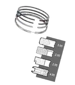 7701201833 Pierścienie NPR standard Renault