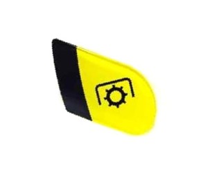 V32685300 Naklejka dźwigni wałka wom Valtra