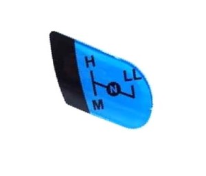 V32685100 Naklejka dźwigni zmiany biegów H M LL Valtra