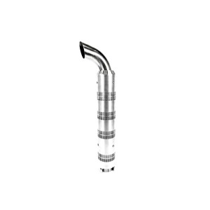 AL227555 Rura wydechowa INOX z osłoną John Deere