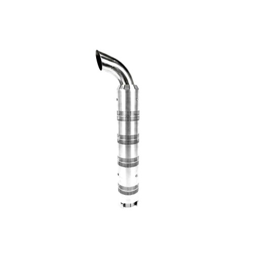 AL227555 Rura wydechowa INOX z osłoną John Deere