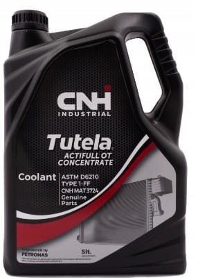TUTELA CNH ACTIFULL OT KONCENTRAT 5L – wysokiej jakości koncentrat płynu chłodzącego OAT do silników Tier 4 z układem SCR w maszynach rolniczych i budowlanych