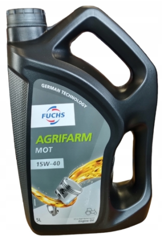Fuchs Agrifarm MOT 15W40 5L — zastosowanie w maszynach rolniczych